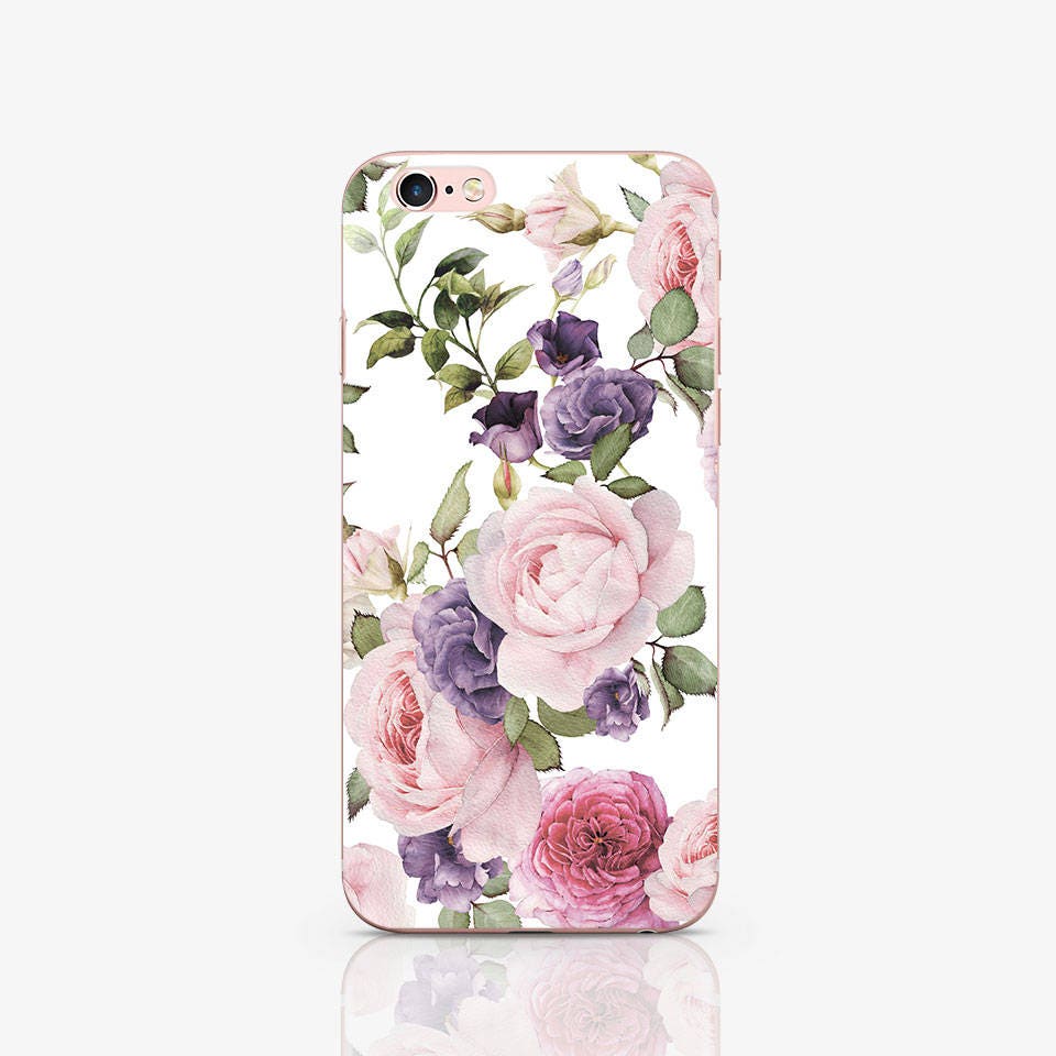 Roses Phone Case 6 Plus Case For Samsung A5 Case Floral Clear | Etsy
