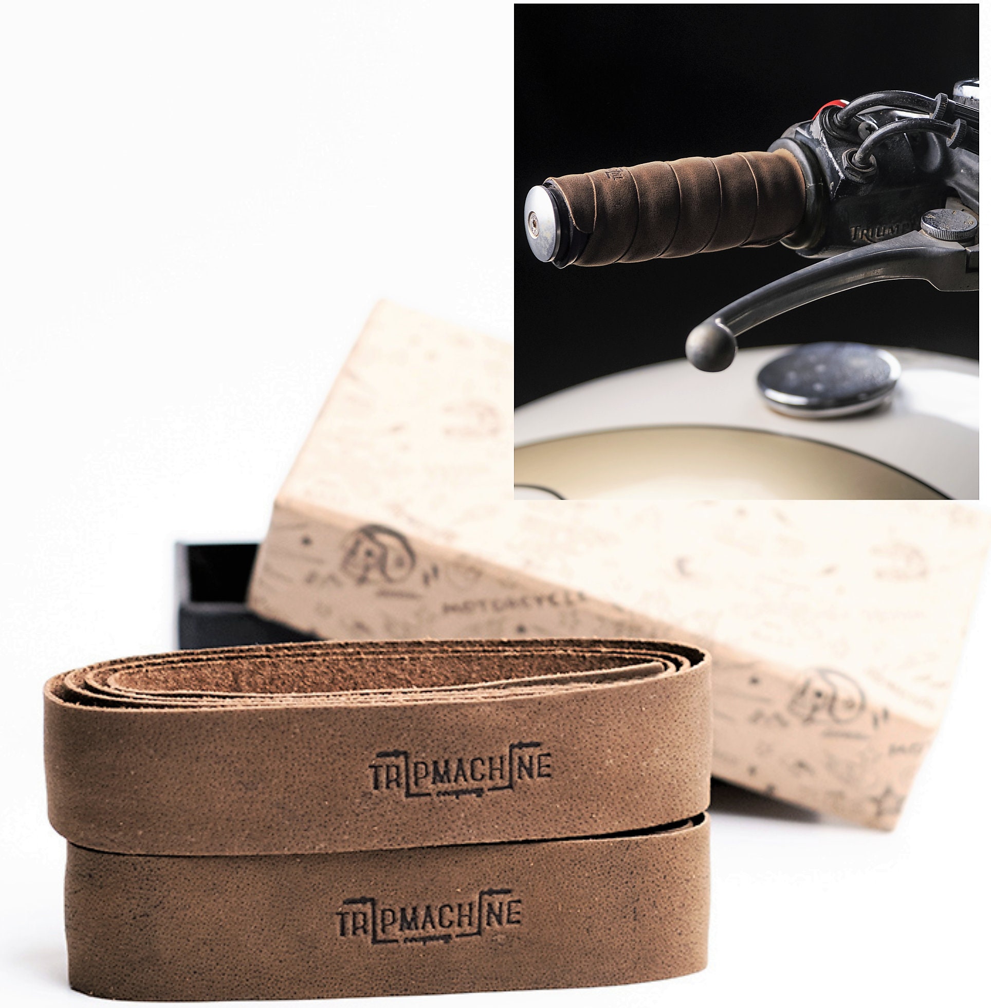 Leather Motorcycle Grip Norway