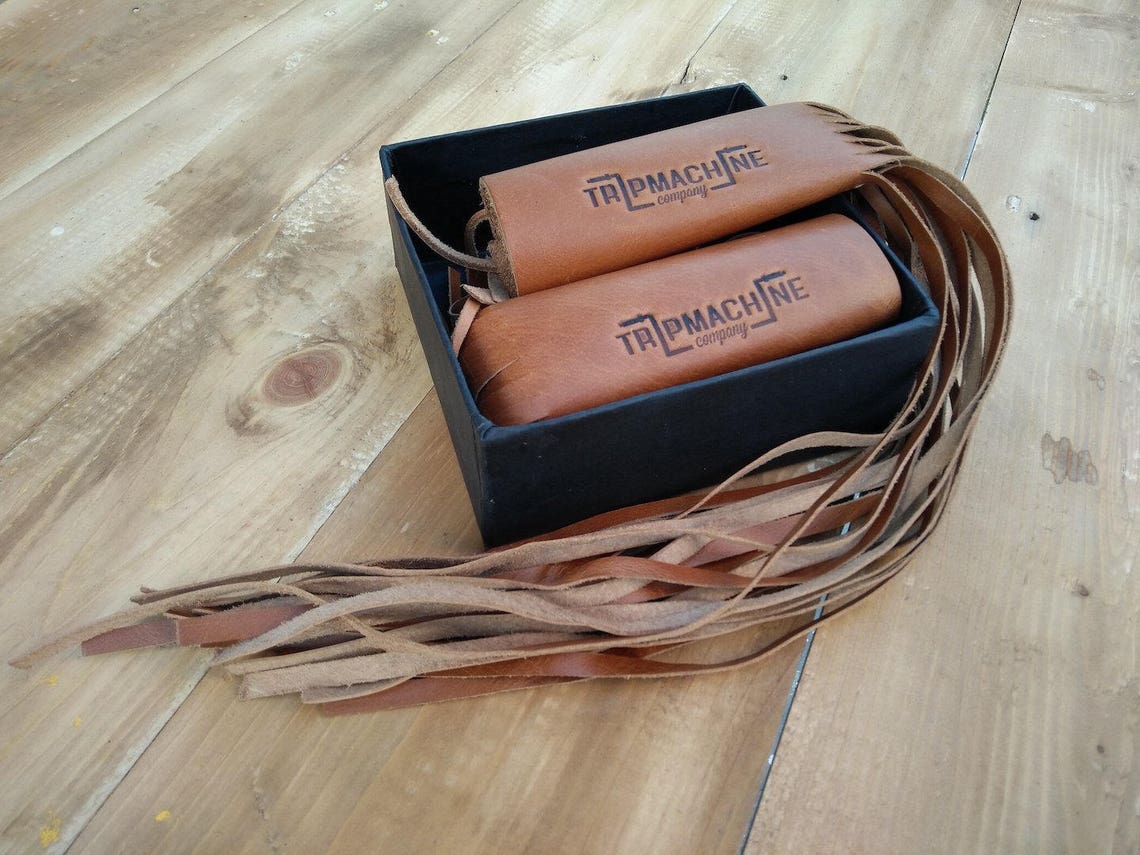 Leather Motorcycle Tassels Frills Vintage Tan for Harley Etsy