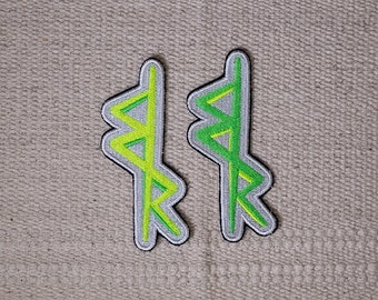 Cyberpunks-inspired Logo Iron On Embroidered PATCH. Patch for Cosplay Costume, Jackets and Backpacks.
