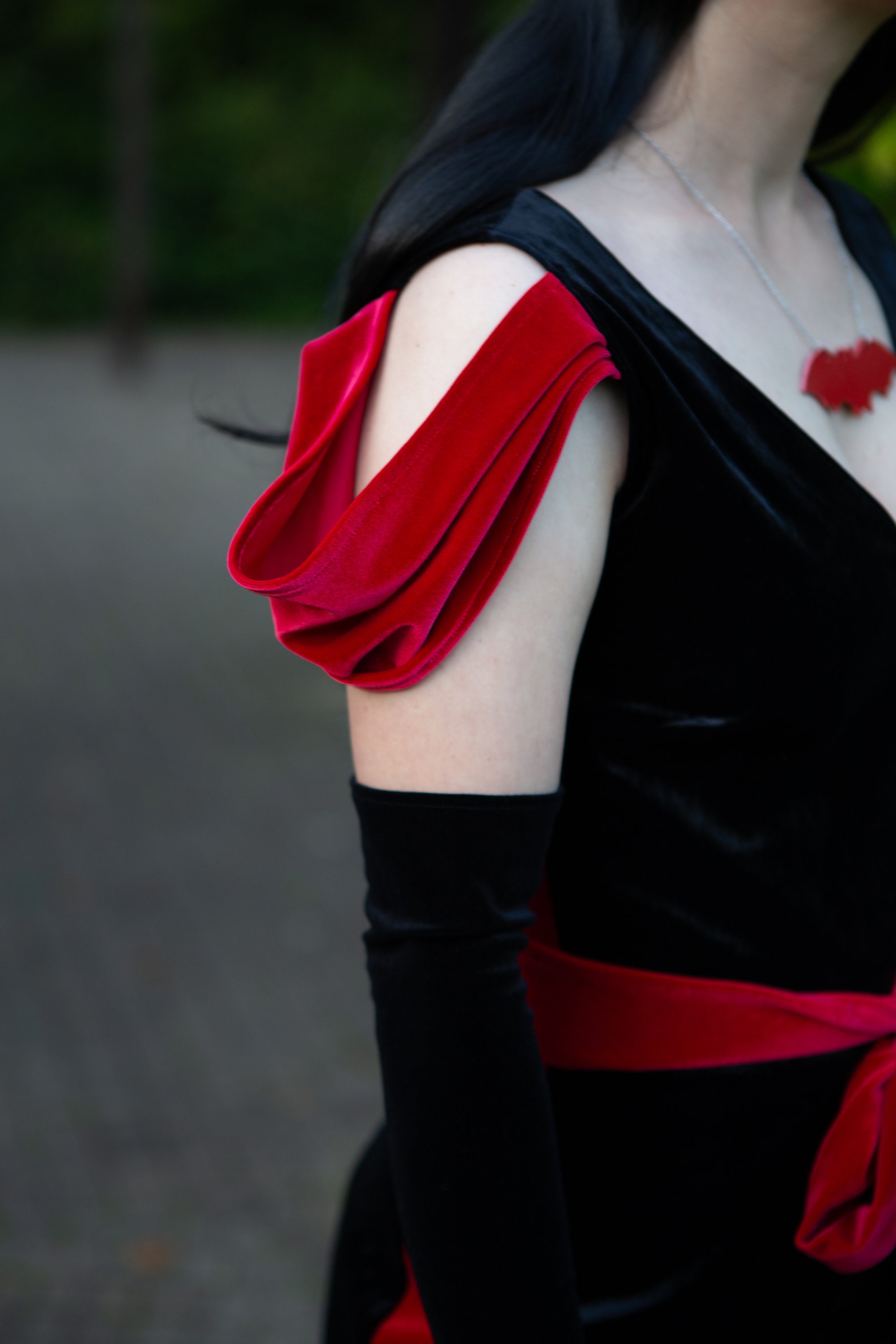 Thorn HEX Girls Dress. Scooby Doo Cosplay: Black Velvet V-neck Witch Vampire  Costume. - Etsy