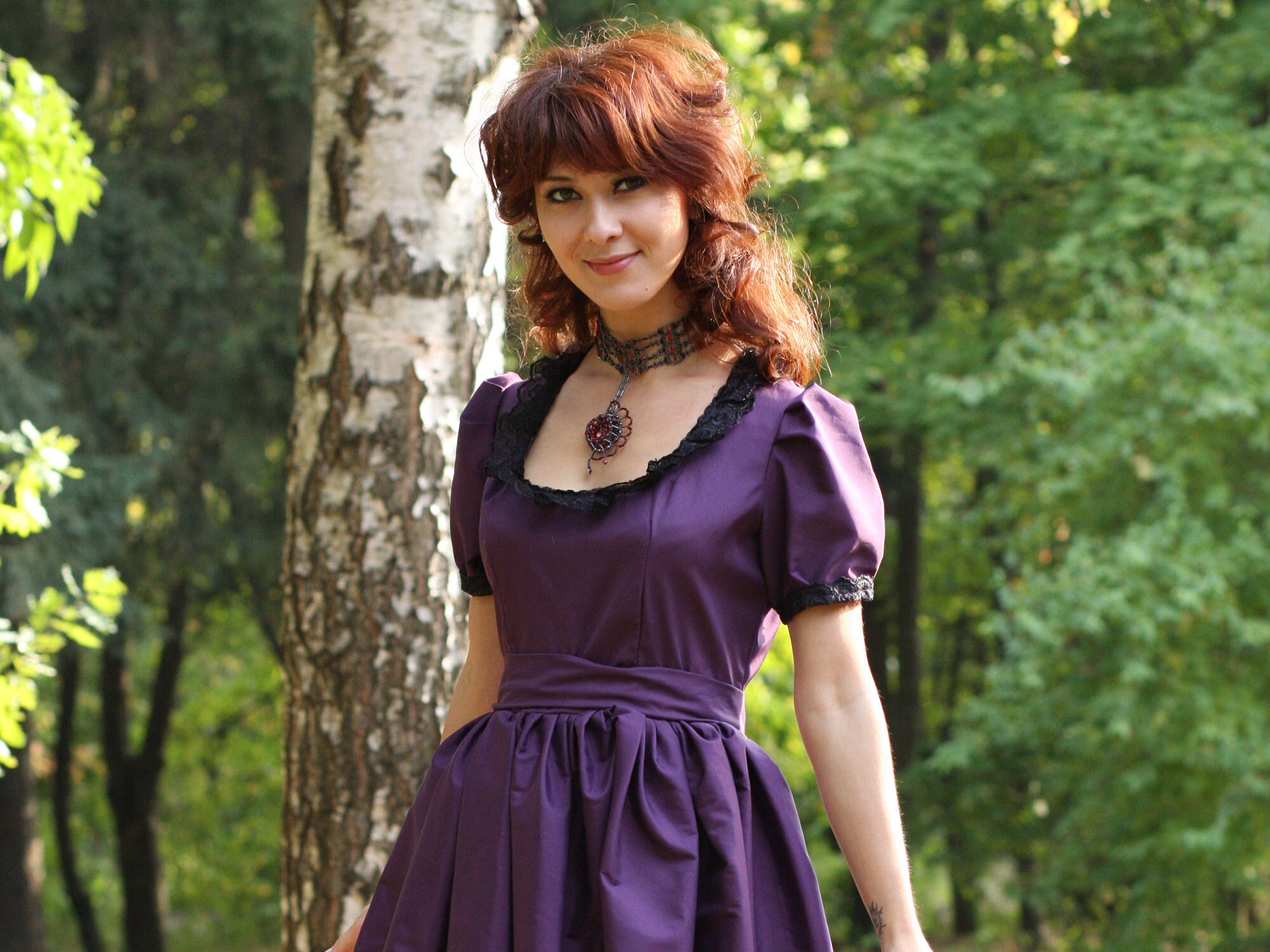 Gothic Lolita Dress. Romantic Violet 