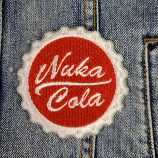 NUKA COLA Iron On PATCH. Embroidered Patch – Vibrant and Durable for Jackets and Backpacks. Vault-Tec, Vault Dweller.