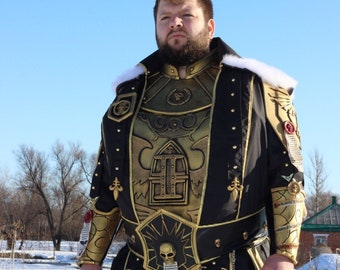 Inquisitor Cosplay Costume from 40k Universe. Made to Order - Space Marine outfit, Power Armor, Battle Armor Costume, Fantasy Cosplay Armor.