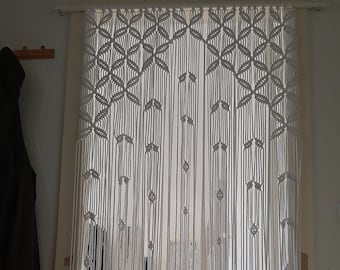 Macrame Curtain Wallhanging "Natura"