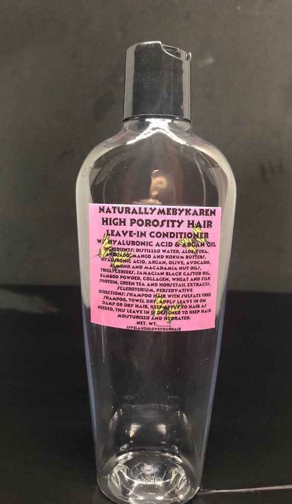 High Porosity Hair Leave In Conditioner With Hyaluronic Acid Etsy
