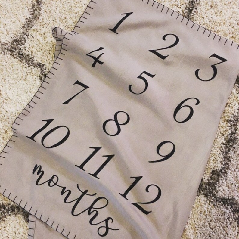 Baby Milestone Blanket