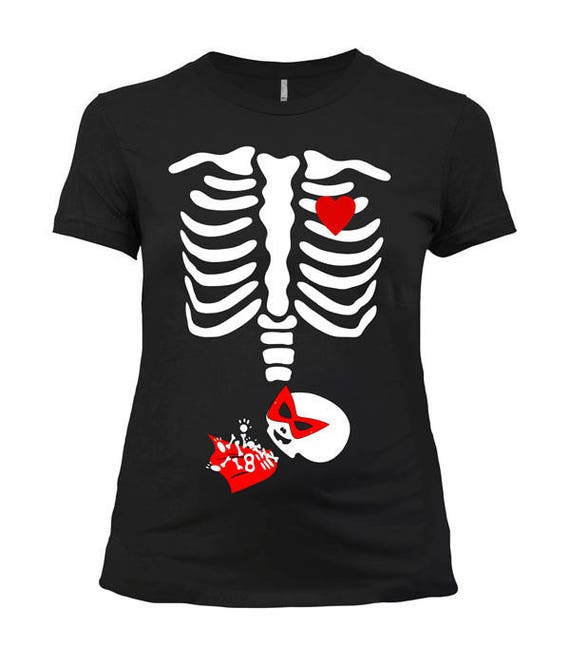 Skeleton Baby Maternity Pregnancy Shirt T-shirt Tshirt | Etsy