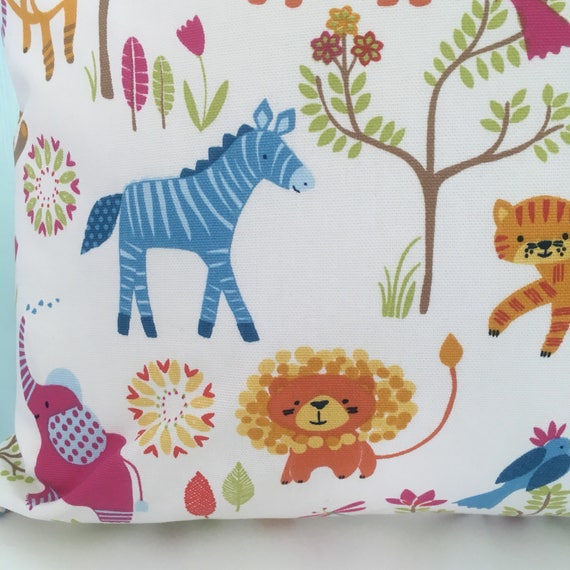 jungle cushions nursery