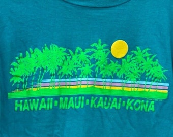 vintage 1990 Poly Tees Hawaii Maui Kauai Kona t-shirt