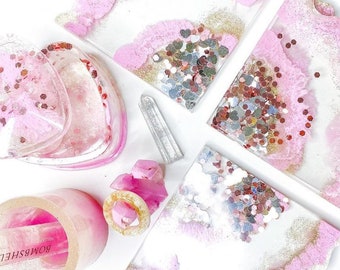 Coaster /& trinket container set