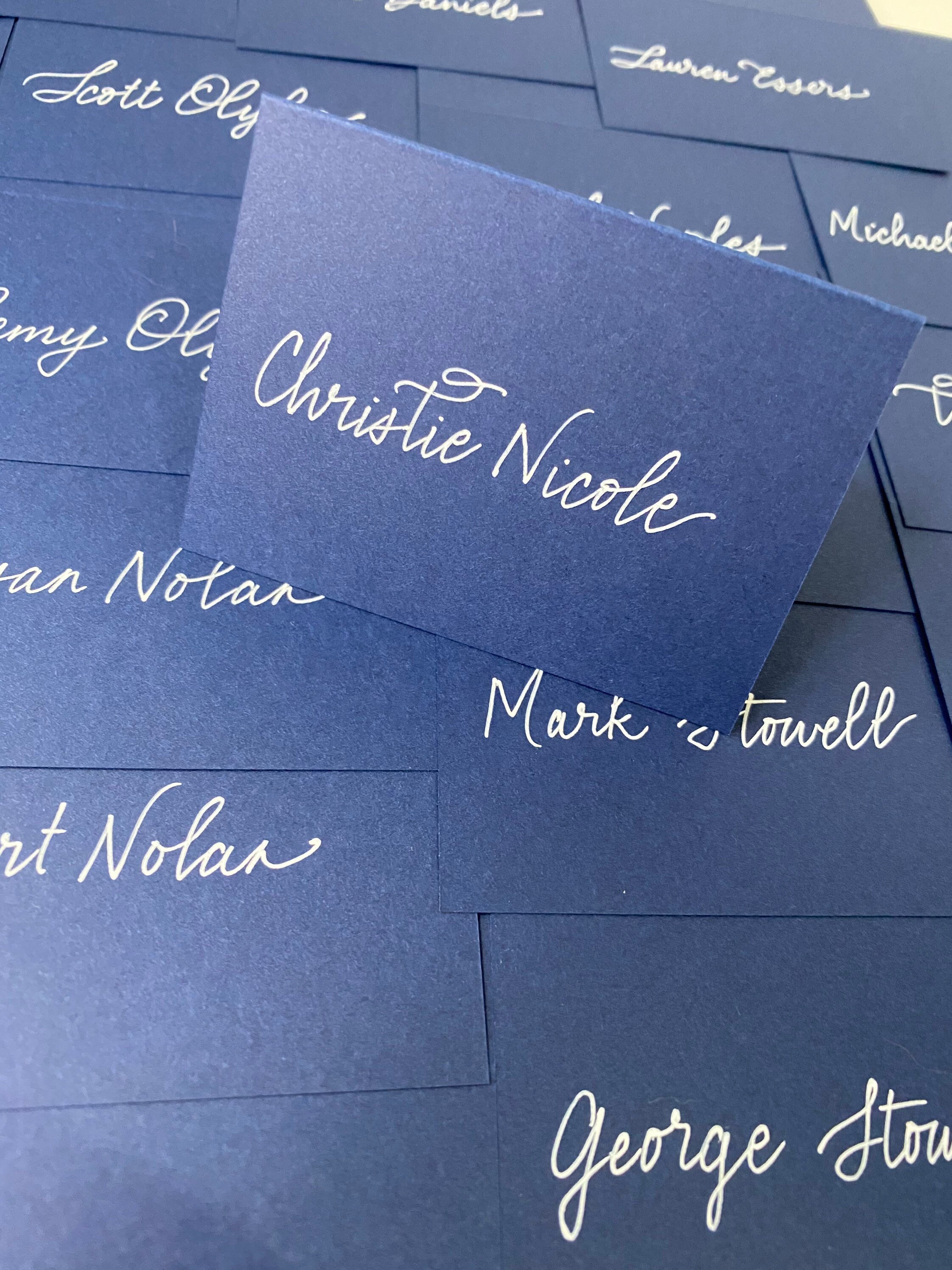 Wedding Name Cards Etsy