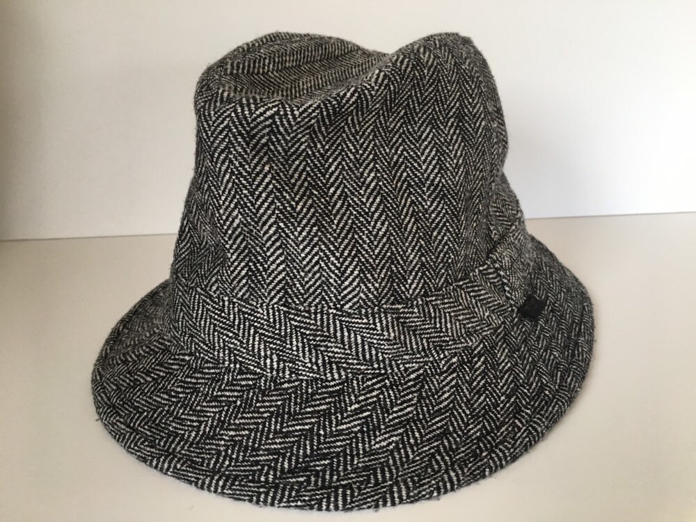 Dockers Men's Fedora Hat S/M Black 