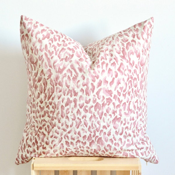 Pink Leopard Pillow The Katin Pillow Cover Light Pink Leopard Animal Print Pattern Decorative Throw Pillow Cover 18x18 20x20