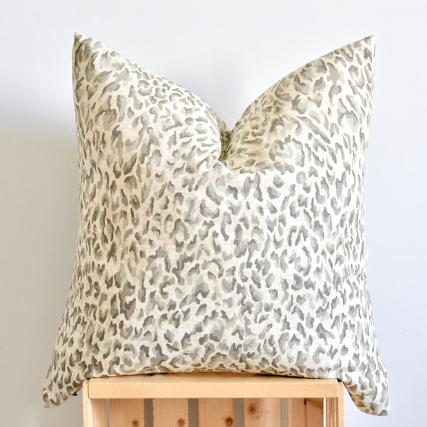 Leopard Throw Pillow Etsy
