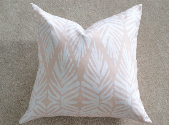 Pink Palm Tree Pillow The Palma Pillow Mauve Pink Geometric Pillow The Maude