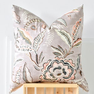 Blush and gray pillows online