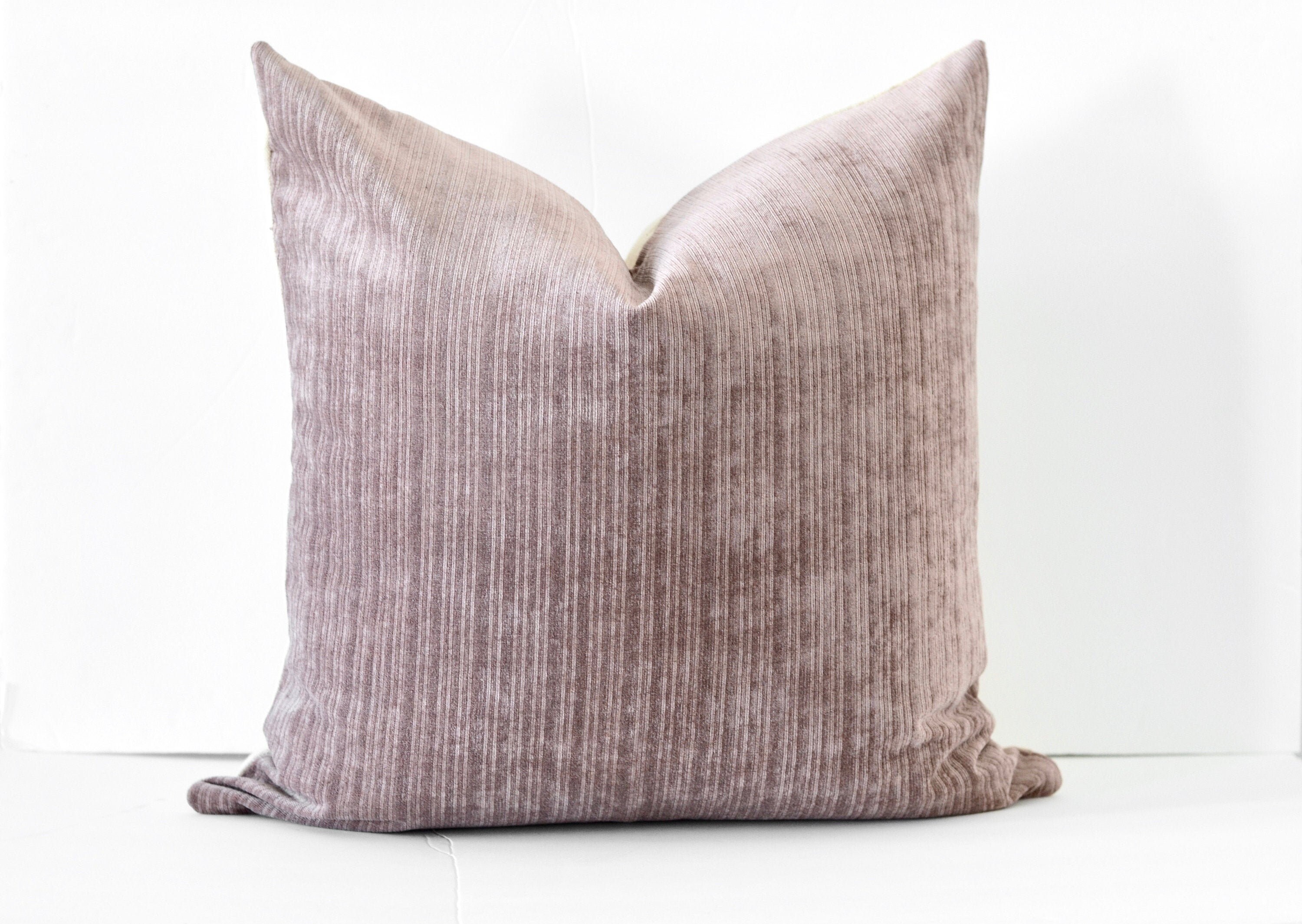 Mauve Velvet Pillow Dusty Purple Velvet Pillow Cover Fine Etsy