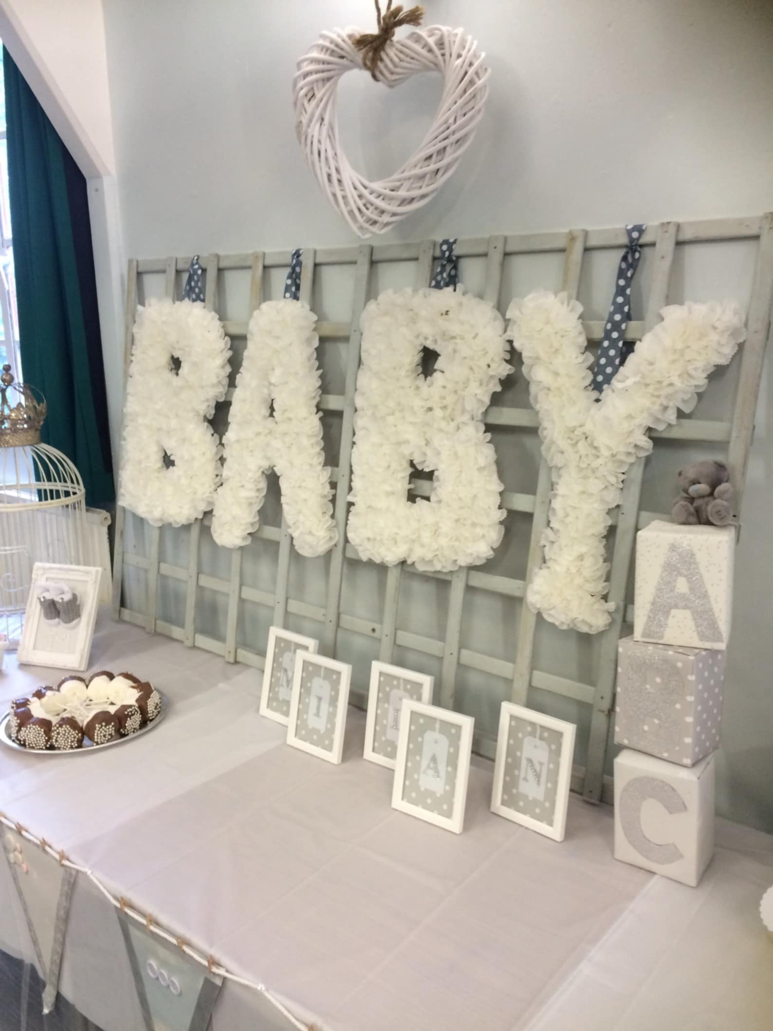 Baby Shower Baby Sign Decoration Etsy UK