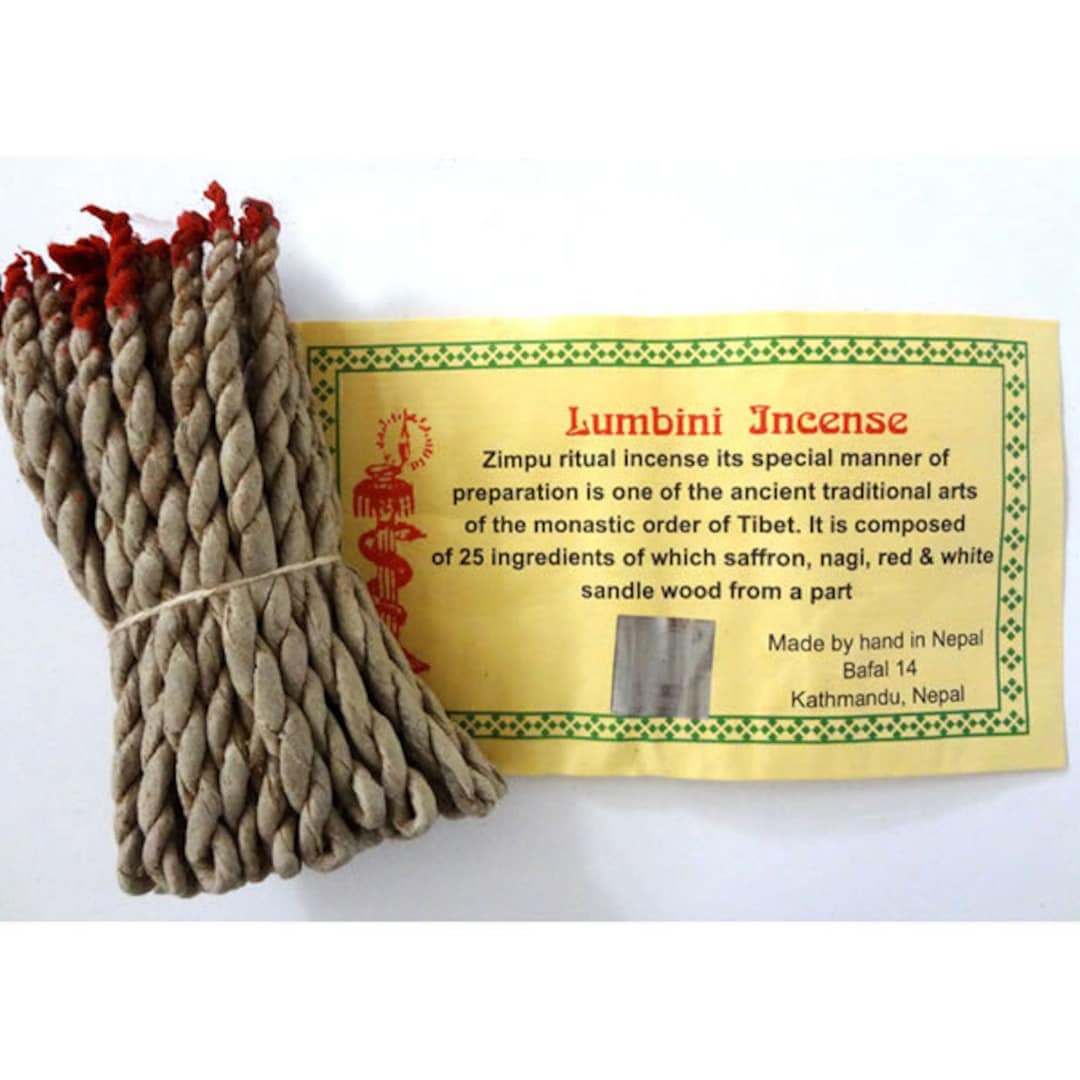 Lamatar1 Zimpu Ritual Lumbini Rope Incense 45 in Ropes3.5 Inch Long Each Etsy