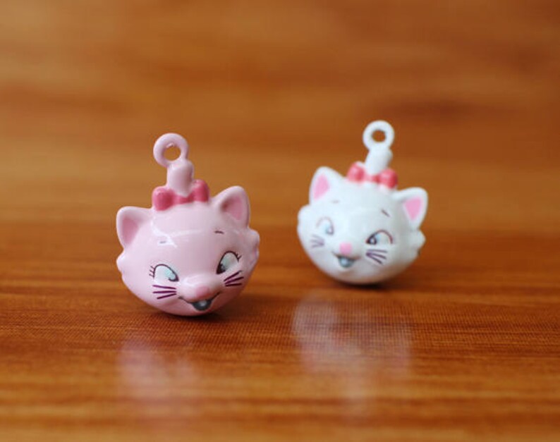Jingle Bell Head Cat Cute Cat Jingle Bells Little Cat Etsy