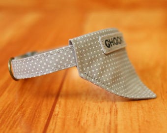 Personalized Polka Dot Cat Collar with Breakaway Buckle & Removable Bandana