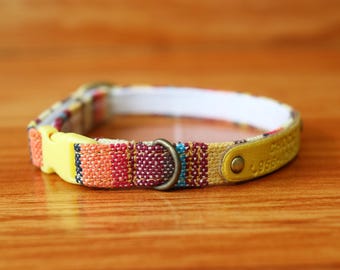 Tribal Cat Collar: Personalized Breakaway Kitten Collar with ID Tag