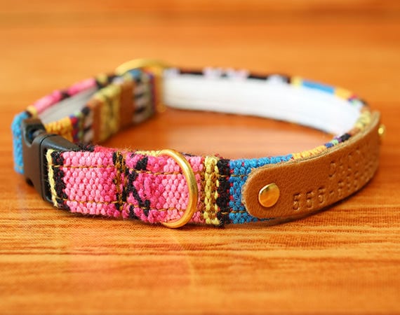 Colorful Aztec Personalized Cat Collar Chocky Cat Collar | Etsy