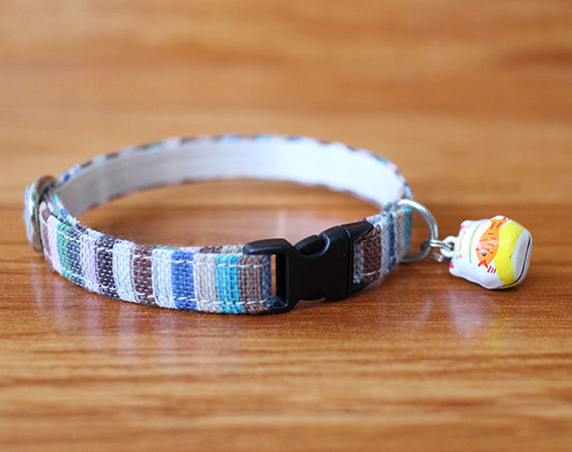Lucky Cat Jingle Bells Lucky Cat Cute Charm Cute Cat Collar Etsy