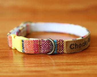 Personalized Tribal Cat Collar: Breakaway Buckle, Custom ID Tag