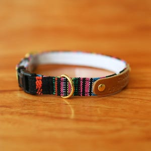 Classic Tribal Personalized Cat Collar, Chocky Cat Collar Personalized, Chocky Cat Collar Tag, Cat Collar Breakaway, Small Dog Collar