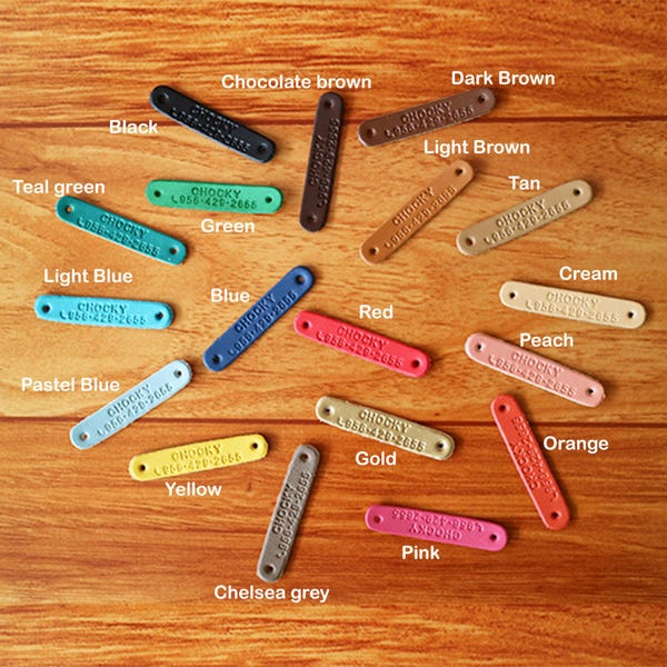 Custom Vegan Cat Tag: Personalized Non-Leather ID for Your Feline Friend