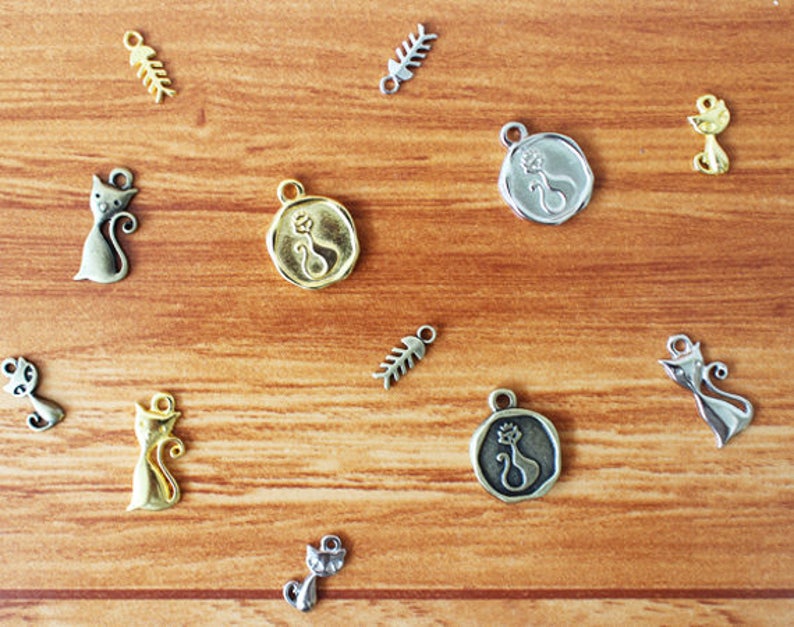 Cat Collar Charm Pendant Cute Charm Pendant Decorative Charm Etsy