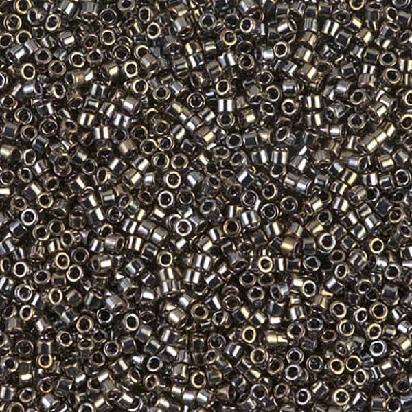 DB254-TB Galvanized Tarnished Silver Miyuki Delica Beads 11-0 in Tube