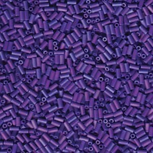 BGL1-9414FR-TB Opaque Cobalt AB Miyuki Bugle Beads 3mm (#1) in Tube