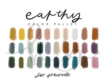 Earthy Procreate Color Palette