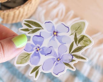 Pansy Flower Sticker || 3 x 3 in