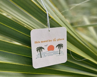 This Must Be The Place Scented Car Charm | Ocean