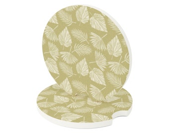 Key West Palms Soapstone Car Coaster