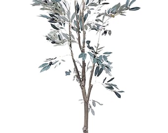 Artificial Potted Olive Tree