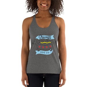 Chicago Dog Co. Women&#39;s Racerback Tank