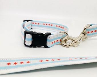 Chicago Flag Collar (Leash Not Included)