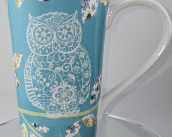 222 Fifth Lacy Owls Latte Mug - 18oz