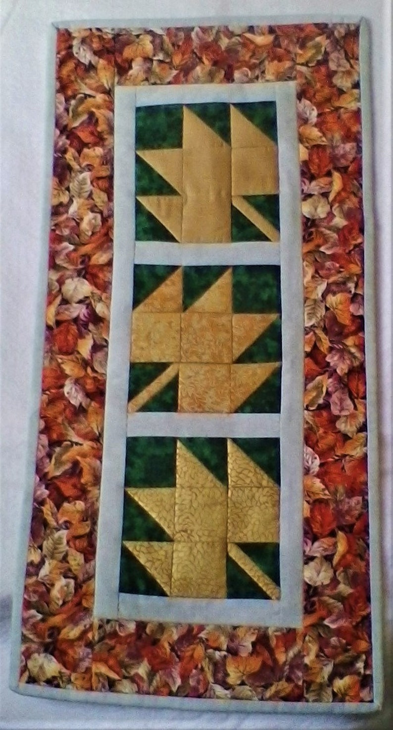 Maple Leaf Table Runner Etsy