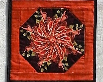Black and Rust Kaleidoscope