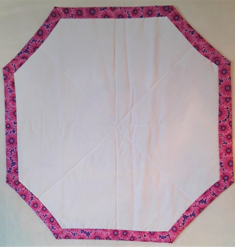 Pink and Purple Flower Table Topper