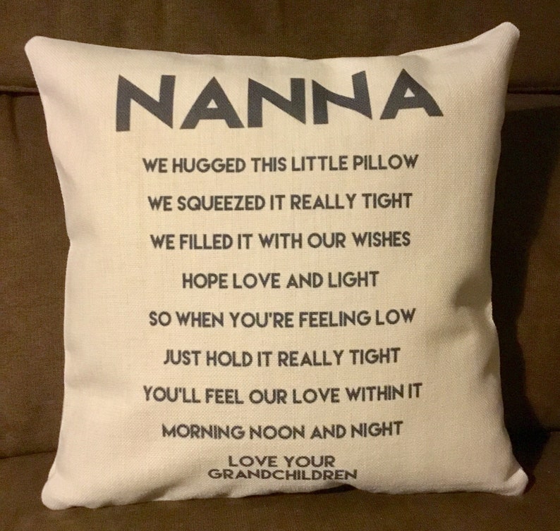 Grandma nanny nanna nan gift cushion pillow gift ideas | Etsy