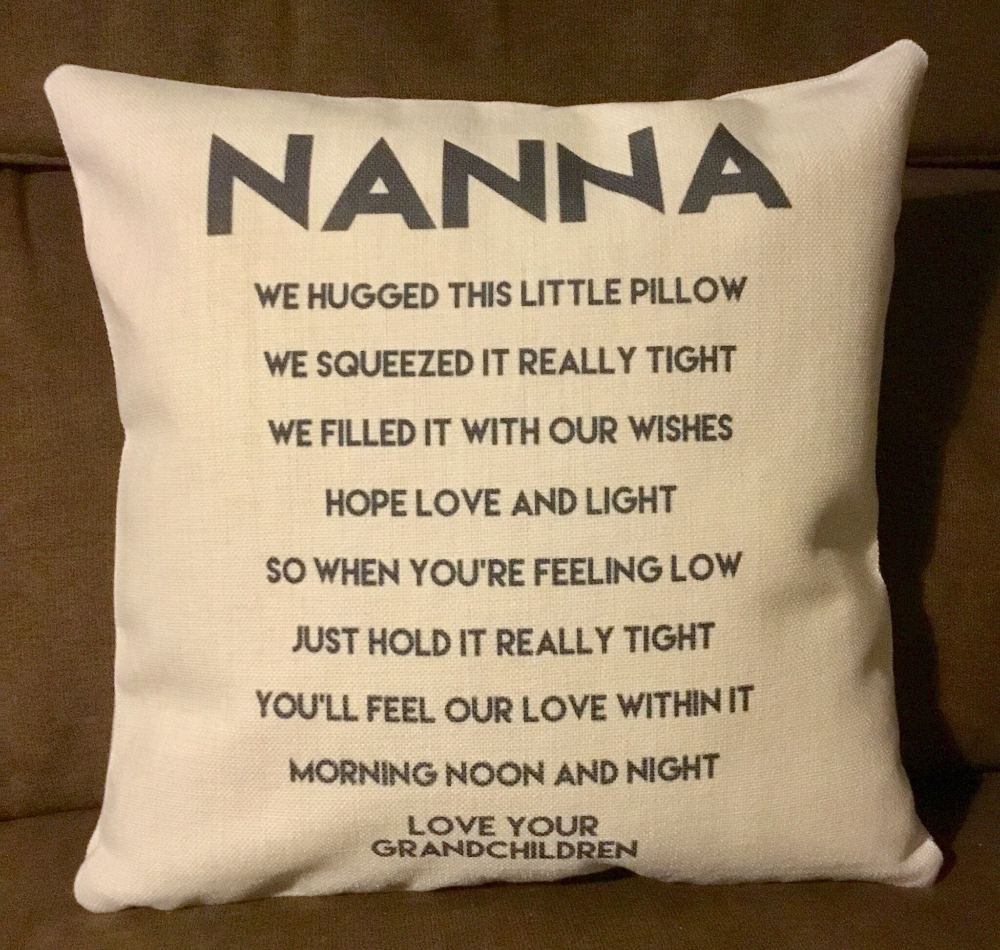 Grandma nanny nanna nan gift cushion pillow gift ideas Etsy