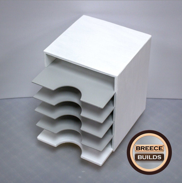 SANFURNEY 12 Tier Scrapbook Paper Organizer for Sizes 12 x 12, White Desk  Scrapbook Paper Sorter Storage Rack, Scrapbook A4 Paper Holder for Home