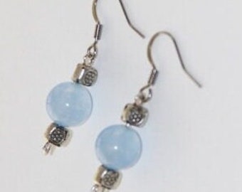 Earrings - Aquamarine